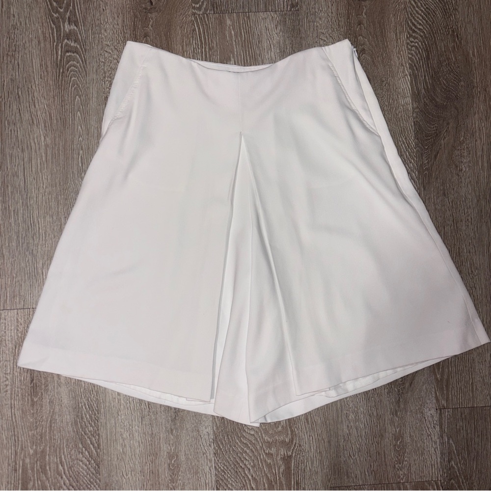 Ralph Lauren White Dunne Culotte Dress Shorts – Size 8
